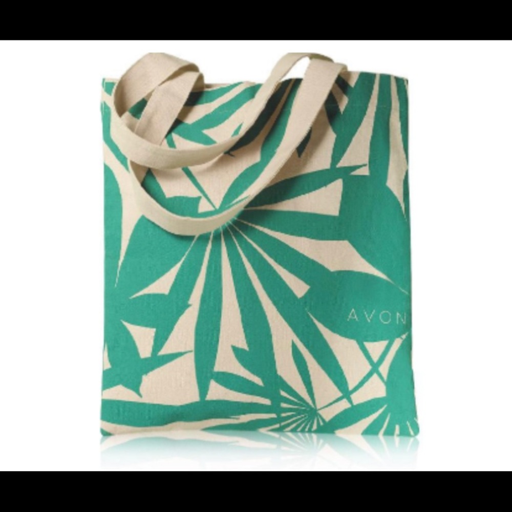 NWT Large Palm Design Tote Bag.